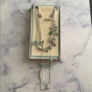 BNWT Lovita Necklace and earrings